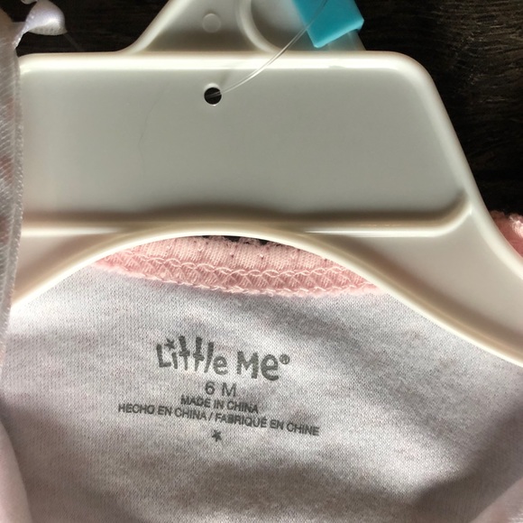 NWT Little Me Onesie Pajama & Hat Set (3-6 Month) - Picture 3 of 6